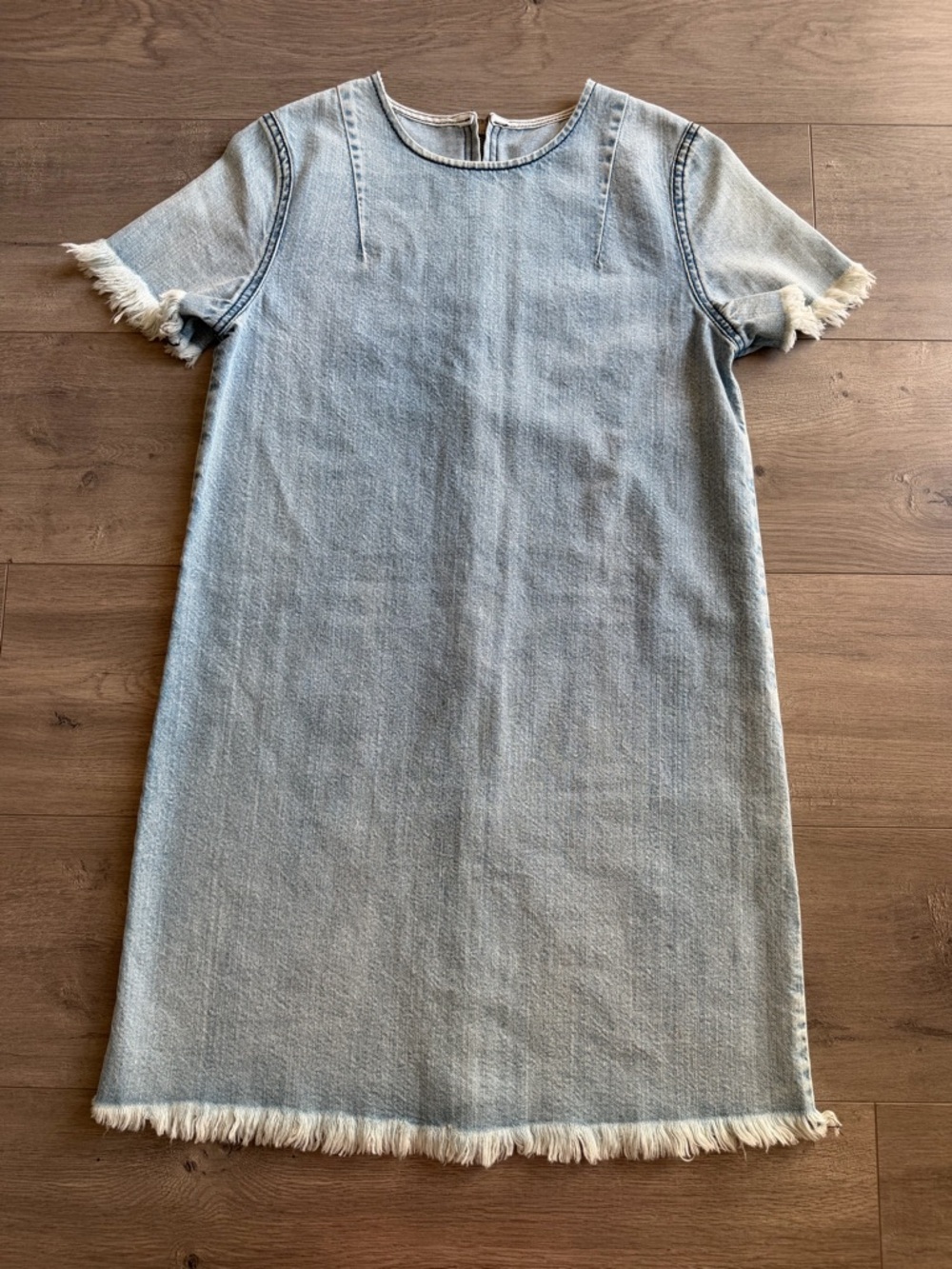 Pistola lightweight frayed denim dress - see description for sizing